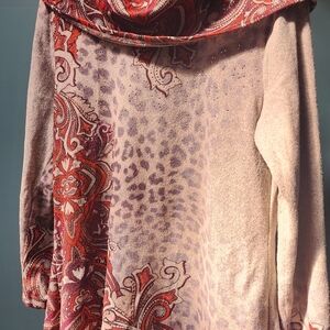 Paisley Patterned Women's Sweater